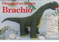 Klik her for at se flere billeder og f mere information om varen:  Hm 28-90-40:  Mønster: Strik Dinosaurus ca. 35cm *org*