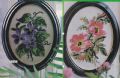 Klik her for at se flere billeder og f mere information om varen:  Fe 26-xx-36: Mønster: Brodere 2 Oval bill. blomster 19x25cm *org*