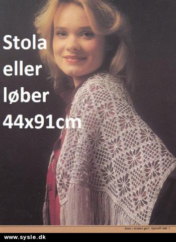 Mø 08-xx-01: Hefte: Hækl løber, duge mm. (8 sider) *org*
