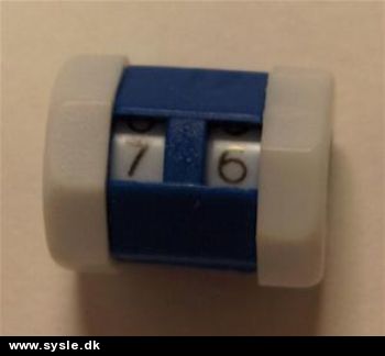 Omgangstæller fl. str. - 1stk.