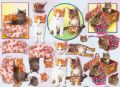 Klik her for at se flere billeder og f� mere information om varen:&nbsp; 3D Ark, 20 bl. Hund, Kat, Dyr, Børn, Blomst.