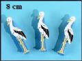 Klik her for at se flere billeder og f mere information om varen:  Stork på Klemmer - Blå 8cm - 10 stk. i pk.