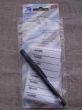 Klik her for at se flere billeder og f� mere information om varen:&nbsp; Navnebånd m. skrivepen - 1pk. 36 labels