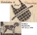 Klik her for at se flere billeder og f� mere information om varen:&nbsp; Mt 24-xx-02: Mønster: Strik - Hundekåbe i tern *PDf fil*